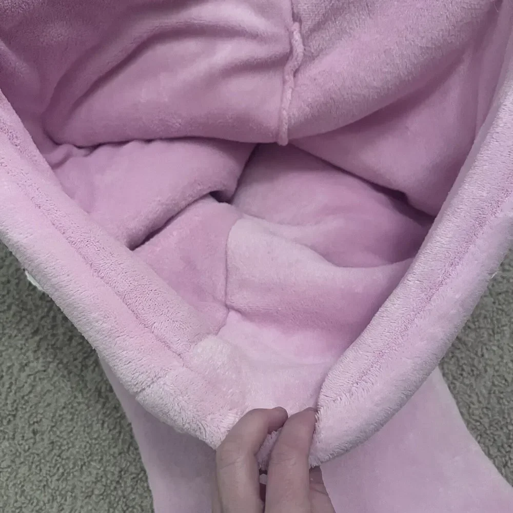 Cynthia Rowley Sequins Mermaid Tail‎ Snuggle Wrap Blanket Sleeping Bag Pink 52